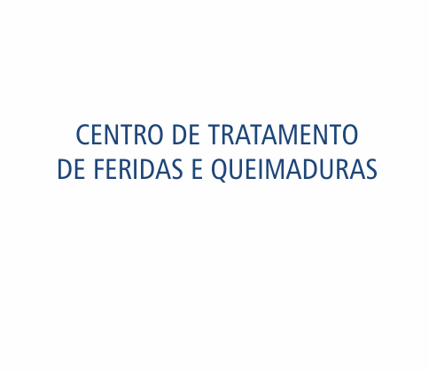 Centro de tratamento de feridas e queimaduras